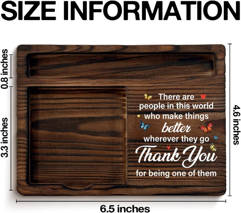 YGBF Thank You Gifts Sticky Note Holder Appreciation Gifts for Coworkers Work Bestie Colleagues Teacher Friends, Self-Stick Note Pad Holders Home Office Decor - Image 2